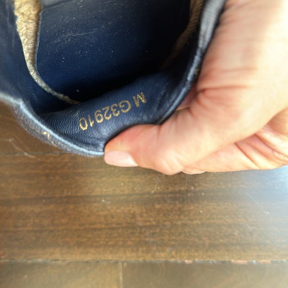 CHANEL Navy & Olive Canvas Platform Espadrilles, Size 38 - Picture 10 of 11